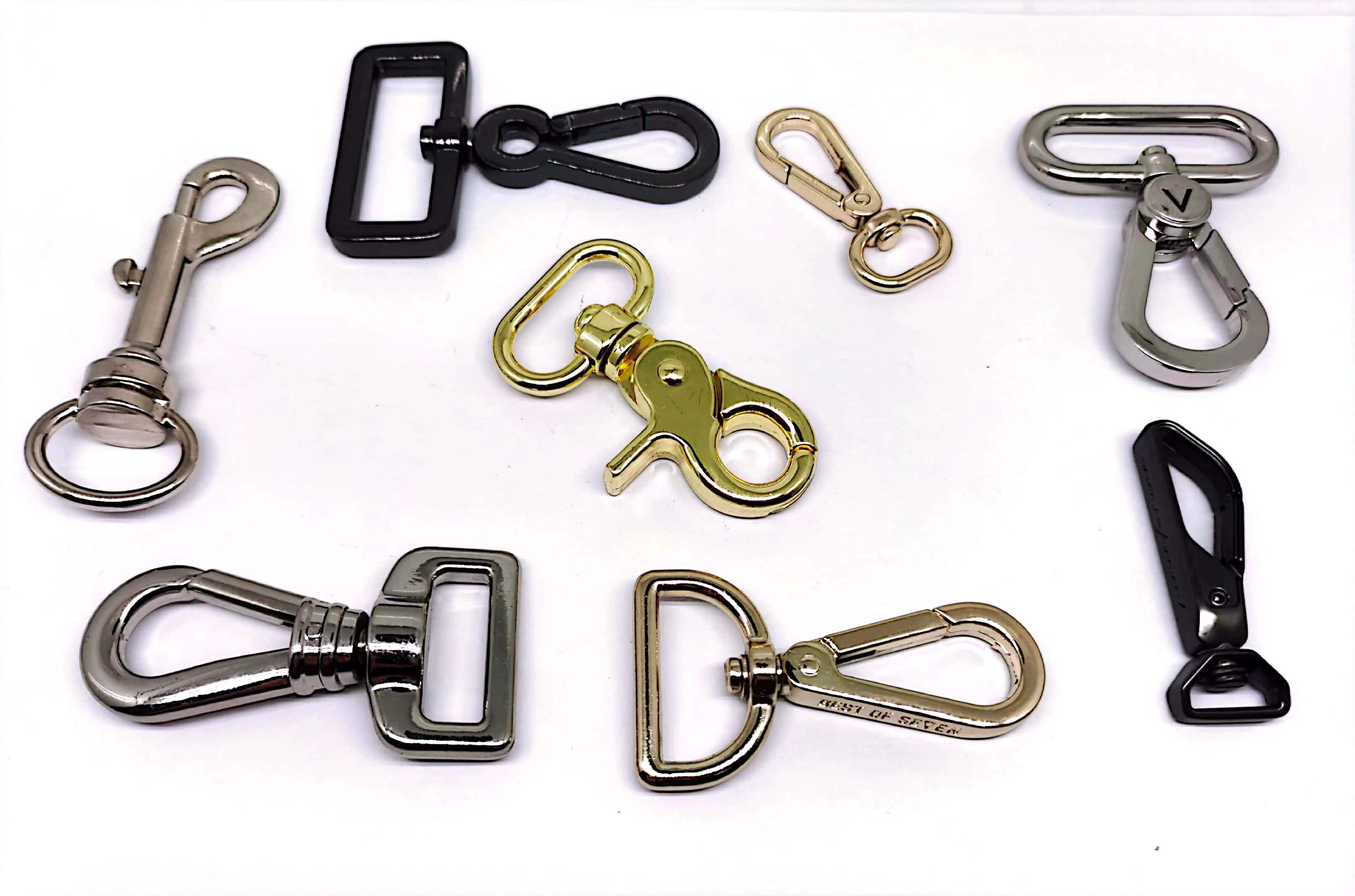 Zinc Alloy Swivel Snap Clip