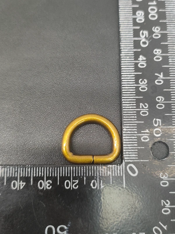 24mm Gold Bag Hardware D - Ring