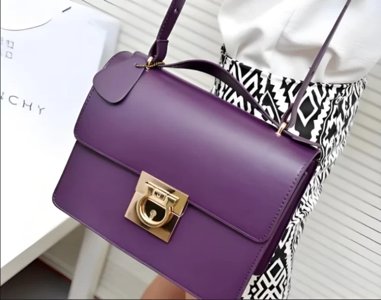 Folding lock for bag