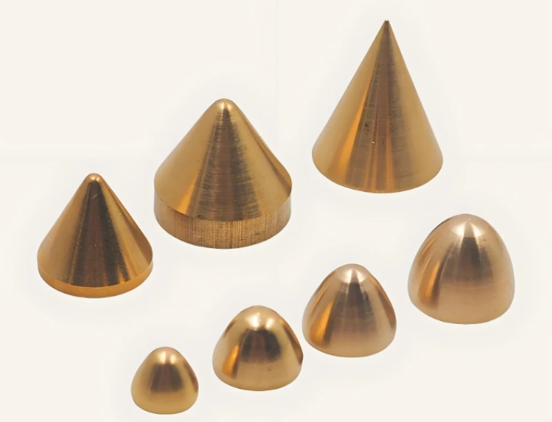 conical-foot rivet