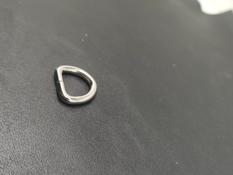 silver Bag Hardware D - Ring