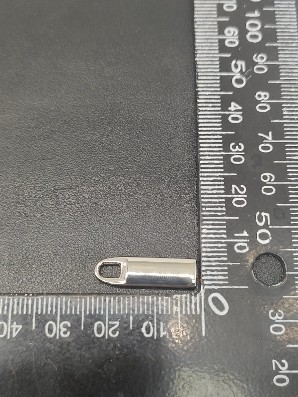 20mm Silver HandBag Zipper Pull