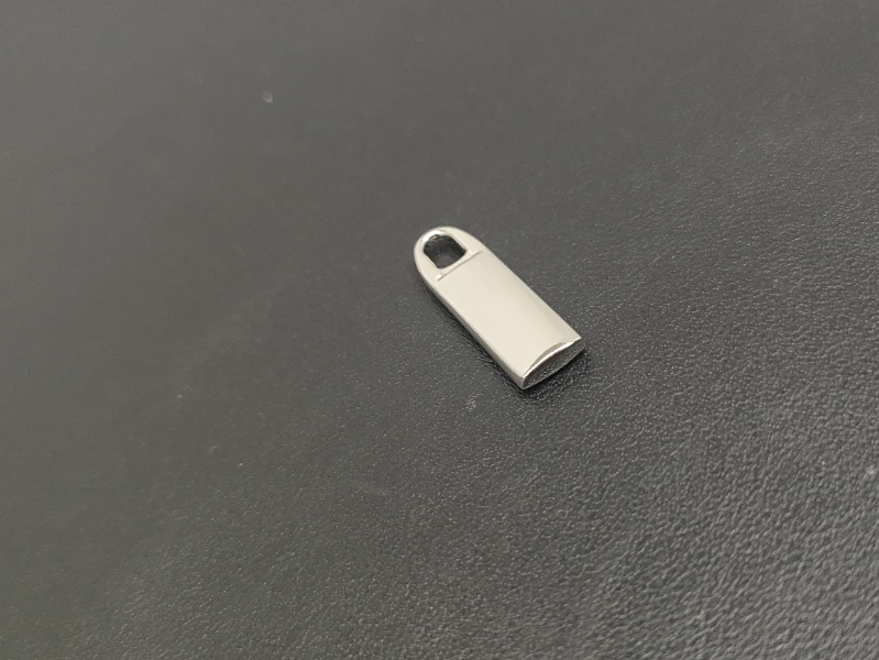20mm Silver Zipper Pull
