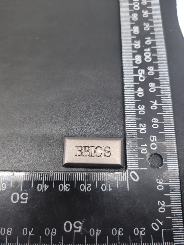 30mm Silver Zinc Alloy Logo Plate for Bag