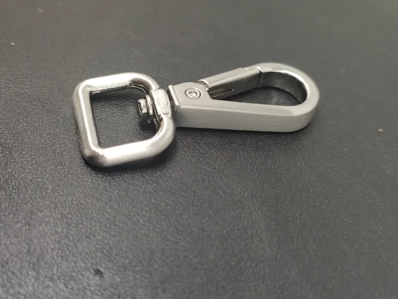 50mm Silver Swivel Trigger Snap Hook - Zinc Alloy Silver Bag Hardware