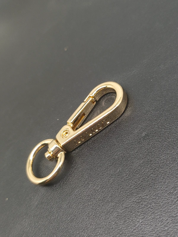 Bright Gold Zinc Alloy Swivel snap hook