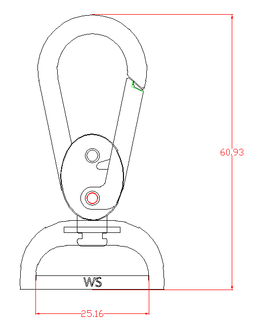 CAD SNAP HOOK DESIGN