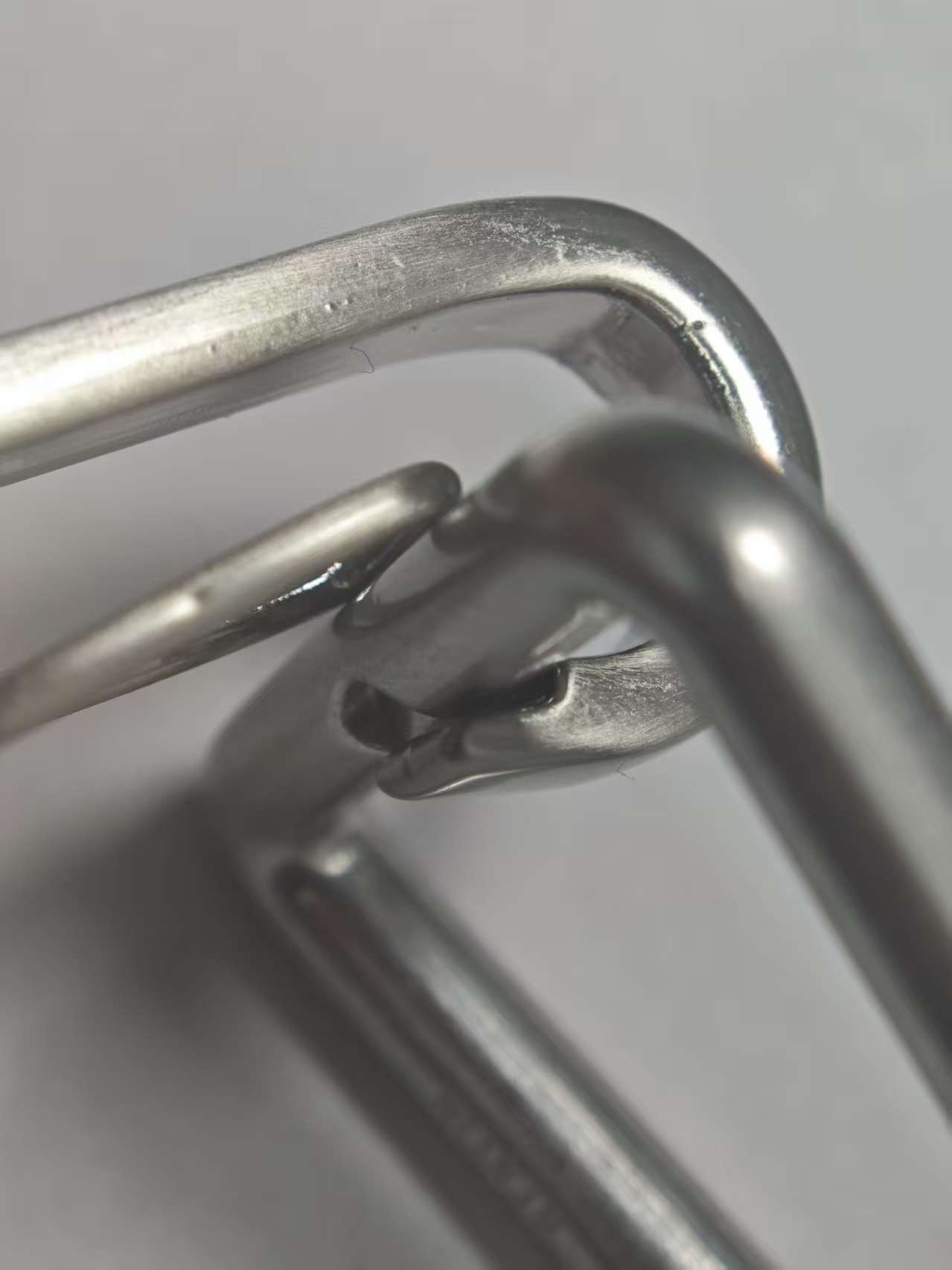 snap hook mouth thickness