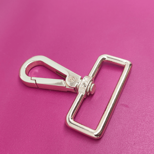 engraved logo zinc alloy snap hook