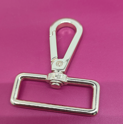 engraved logo zinc alloy snap hook