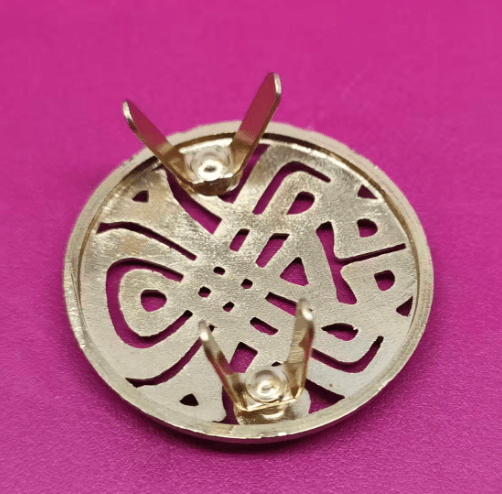 blank metal bag tags