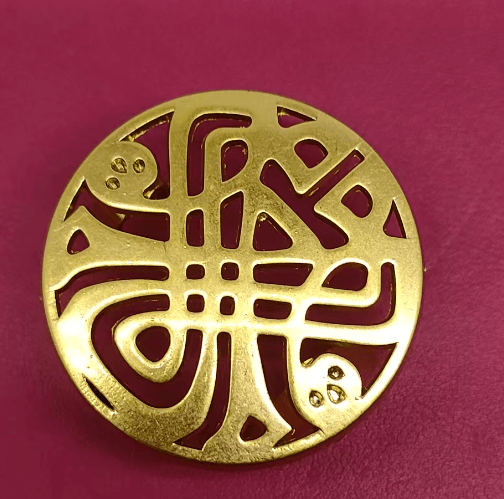 blank metal bag tags