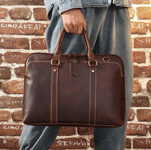Retro briefcase