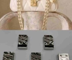 Metal twist turn lock hardware accessory for handbag, purse, tote bag making
