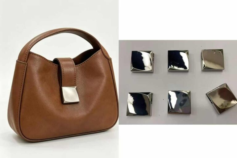 Metal twist turn lock hardware accessory for handbag, purse, tote bag making
