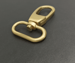 brushed gold dog hook