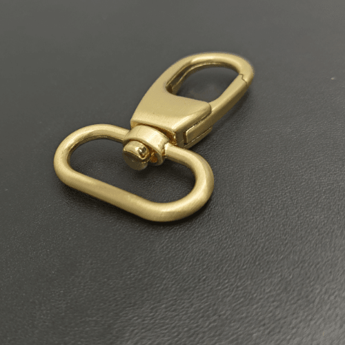 brushed gold dog hook