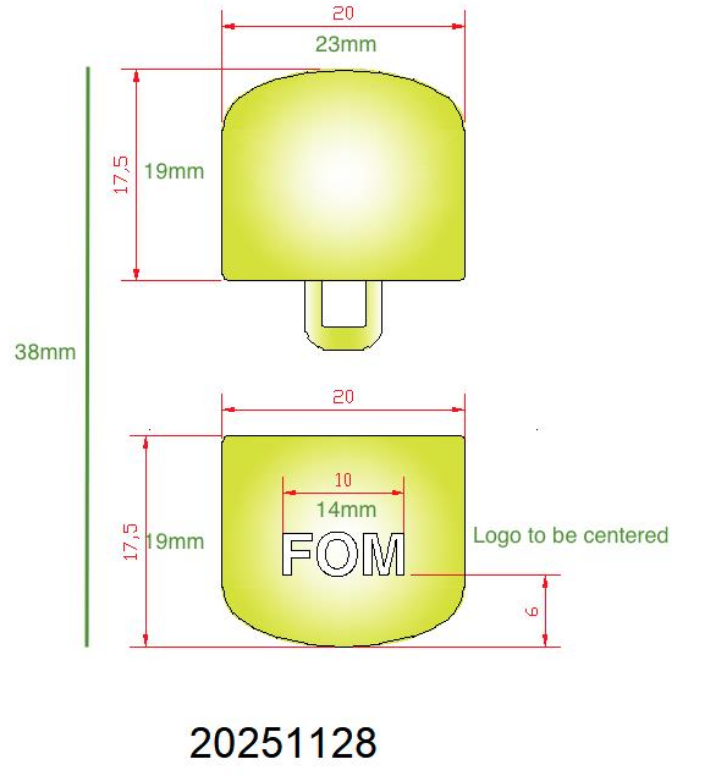 The size requested by the customer